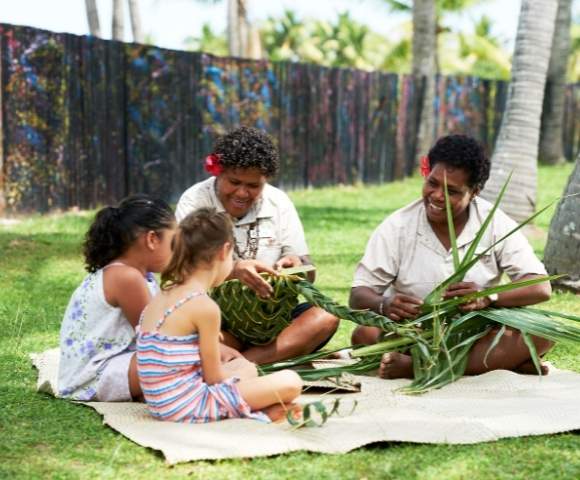 my-fiji-traditional-weaving-in-kids-club-at-doubletree-resort-by-hilton-hotel-fiji-sonaisali-island