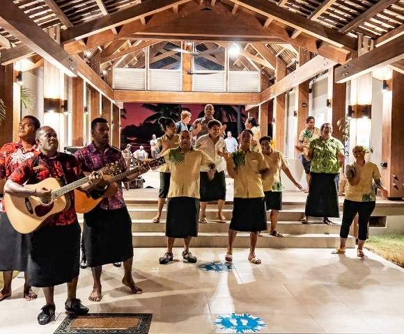 my-fiji-staff-singing-at-welcome-ceremony-at-Lomani-Island-Resort