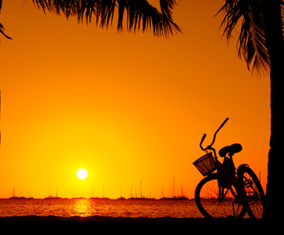 my-fiji-bike-parked-under-palms-at-sunset-at-musket-cove-island-resort-and-marina