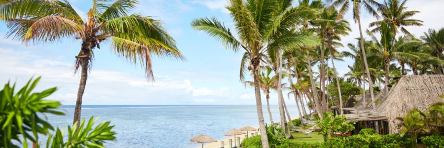 my-fiji-view-of-beach-umbrellas-at-outrigger-fiji-beach-resort