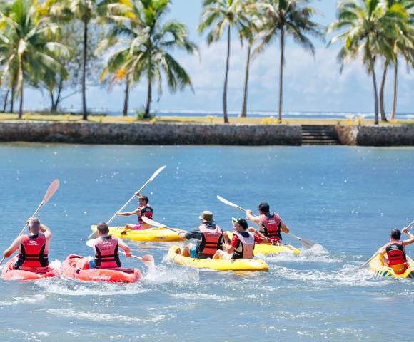 MYHOLIDAY-THE-NAVITI-RESORT-KAYAKING-IN-OCEAN-TO-ARTIFICIAL-ISLAND