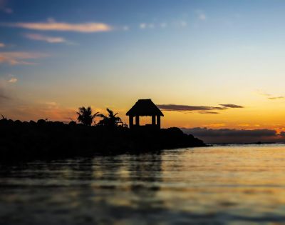 my-fiji-orange-beach-sunset-with-hut-at-waya-islands-resort