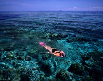 MY-HOLIDAY-YASAWA-ISLAND-RESORT-woman-snorkeling-in-reef