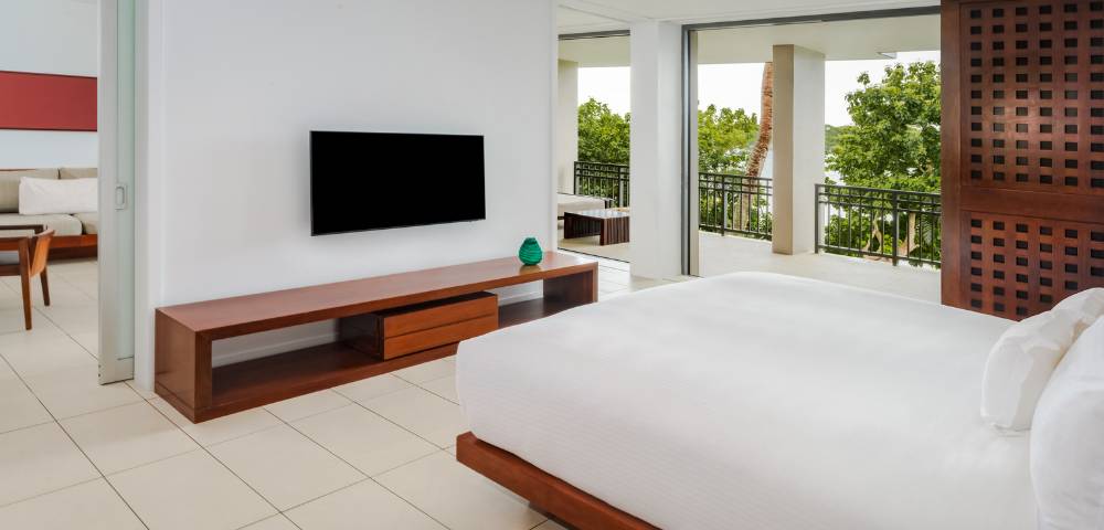 One Bedroom Suite Lagoon View Balcony - Hero Image