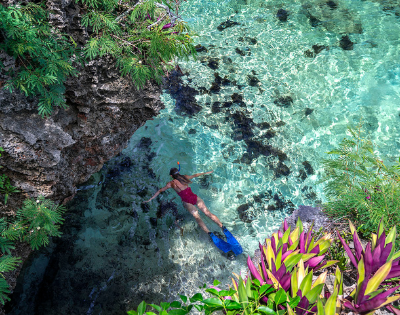 my-fiji-woman-snorkelling-in-the-reef-at-shangri-la-yanuca-island-fiji